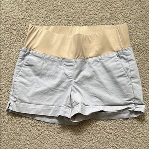 LOFT Maternity Light Blue Short (Size:4)